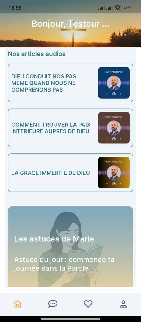 Astuces hebdomadaires et articles audio dans Go Sermon